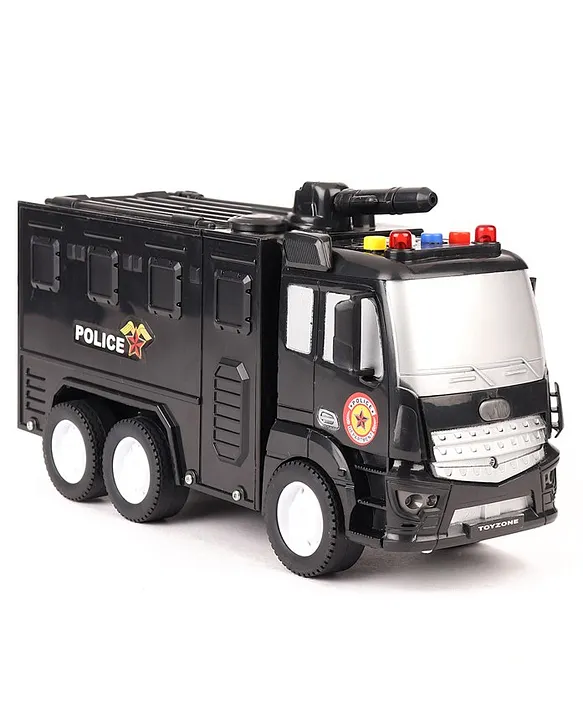 Toyzone Police Patrol Battery Operated Toy Bus (Color May Vary)