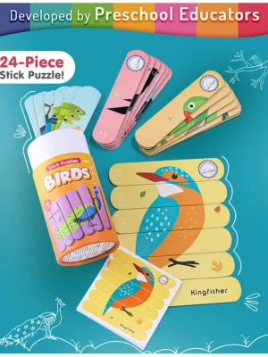 Stick Puzzle Birds 24 Pieces