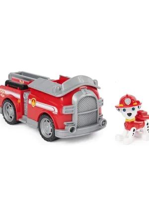 Paw Patrol PAW Patrol Basic Free Wheel Vehicle Marshall Fire Engine (Color and Design May Vary)