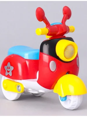 Toytales Pull Back Mini Scooter Toy Colour May Vary
