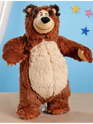 Masha And The Bear Soft Toy Brown Height 26 cm