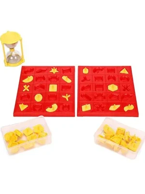 Virgo Toys Match It Shape Puzzle Red And Yellow