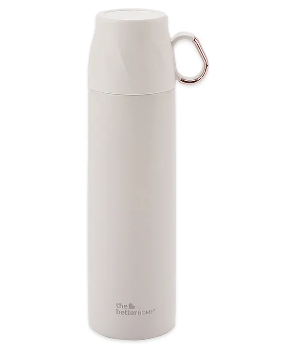 Vacuum Thermos Flask with Cup White 500 ml