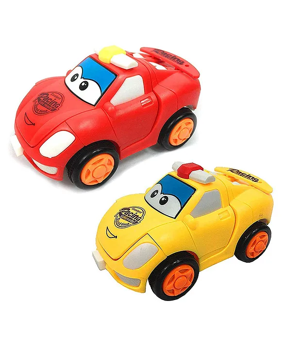 NEGOCIO Mini Cartoon Transformer Car for Kids & Transformers Car Lover Colour May Vary