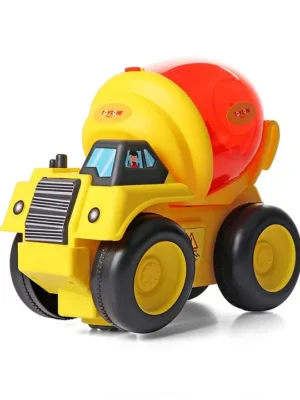 Toyzone Bump N Go Cement Mixer Toy Yellow and Red