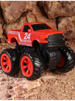 Monsto Friction Monster Truck Toy Red
