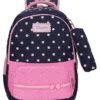 Tinytot Stylish & Trendy Water Resistant Backpack Bag with Pencil Pouch Blue 18 Inches