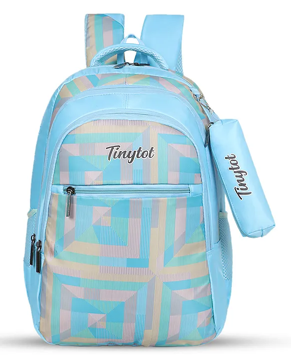 Tinytot 30 Litre School Bag for Girls with Pencil Pouch WaterResistant Laptop & Travel Backpack Unisex Large 19 Inches Multipurpose College and Office Backpack for Men & Women