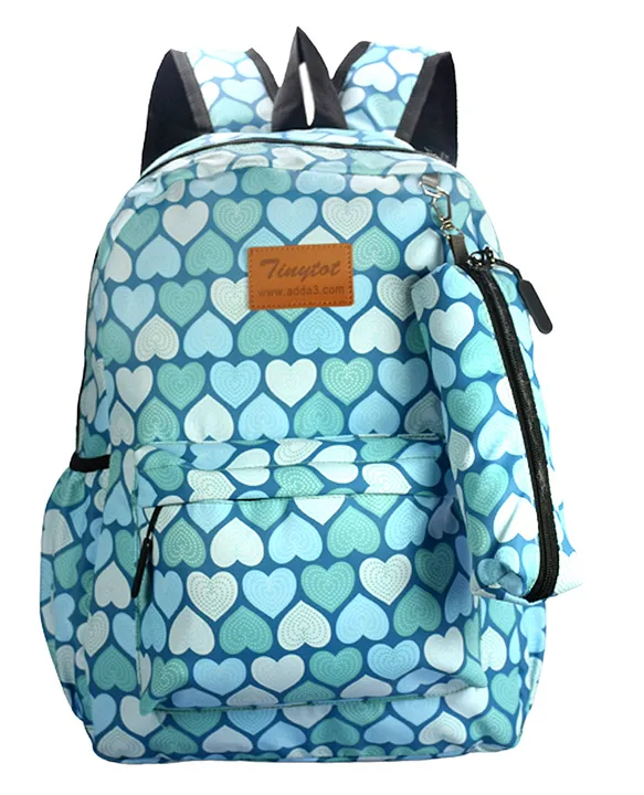 Tinytot 20 Litre Stylish & Trendy Water Resistant Hi Storage School 17 Inch