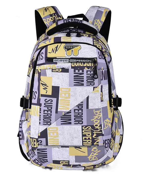 Tinytot 30 Litre School Bag WaterResistant Laptop & Travel Backpack Unisex Large 19 Inches Multipurpose Travel Backpack for Boys & Girls Men & Women Ideal for College and School and office Use