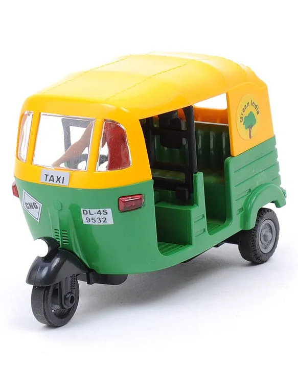 Centy Toys Pullback CNG Auto Rickshaw (Color May Vary)