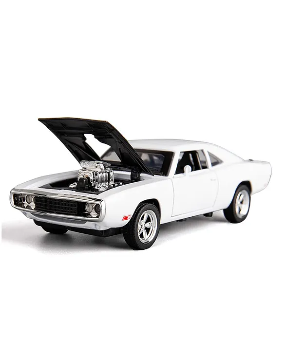 YAMAMA 1: 32 The Fast and The Furious Diecast Alloy Metal Dodge Charger model Classic Cars Toys White