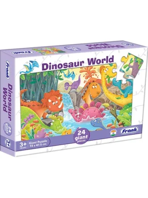 Dinosaur World Multicolor (24 Pieces) for kids above 6+ Years 15307
