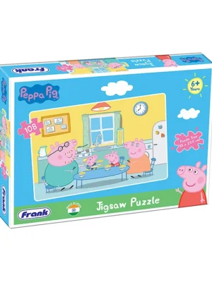Peppa Pig Jigsaw Puzzle Blue (108 Pieces) for kids above 6+ Years 60406