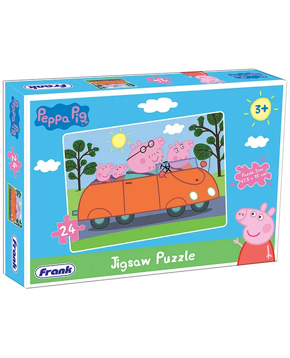 Peppa Pig Jigsaw Puzzle Blue (24 Pieces) for kids above 4+ Years 60403