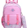 FunBlast Casual Bag for Boys & Girls School College Bag Pink 16.5 Inches