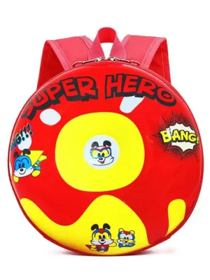FunBlast Round Shaped Super Hero Miniature Backpack Height 10 Inches