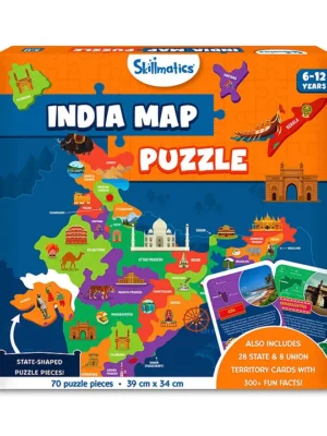 India Map Puzzle 70 Pieces