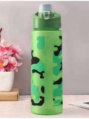 Water Bottle Green Camouflage print 700 ml