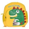 Wishkey WISHKEY Cute Dinosaur Bag For PreSchoolers Kids Water Resistant Mini Backpack For Kids Lightweight Small Size Bag For Play School & Nursery Kids Picnic Bag Travel Yellow 10.2 Inches