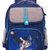 Toyshine Blue Space Astro High School College Backpacks for Teen Girls Boys Lightweight Bag Dark Blue Height 17 Inch