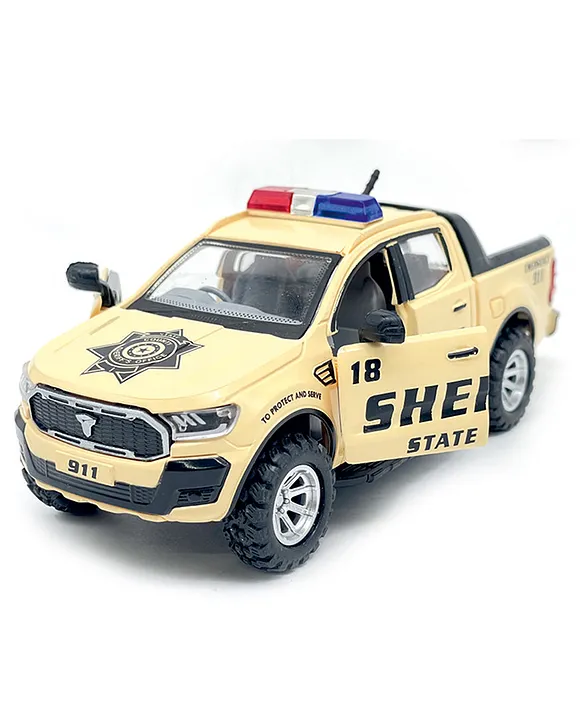 Centy Pull Back Sheriff Toy Beige