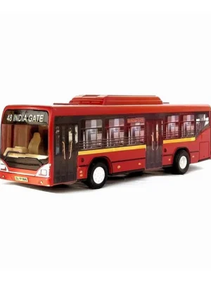 Centy Pullback Low Floor Toy Bus (Color & Design May Vary)