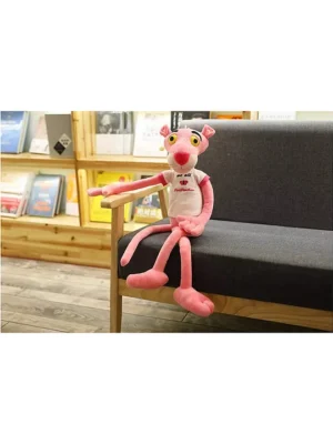Pink Colored Panther Baby pillow cum soft toy (Pink