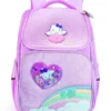 FunBlast Cute Design Casual Backpack for Girls School College Bag 15 Inches Purple