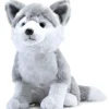 Plush Husky Dog Stuffed Animal Puppy Soft Toy Adorable Gifts 35 CM Color May Vary