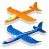 ADKD Hand Throw Flying Glider Foam Aeroplane Toy for Kids Pack of 2 (Color May Vary)
