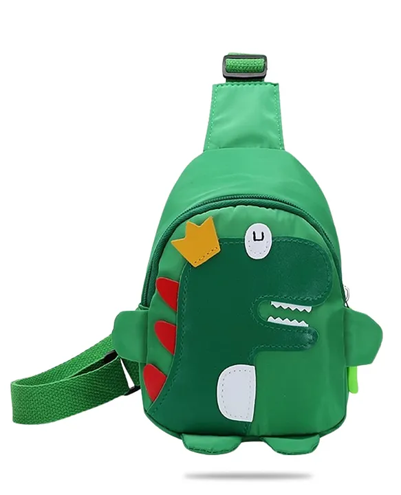 Bembika Shoulder Bag for Kids Small Bags for Girls & Boys Stylish Daypack Cross Body Sling Bag Green