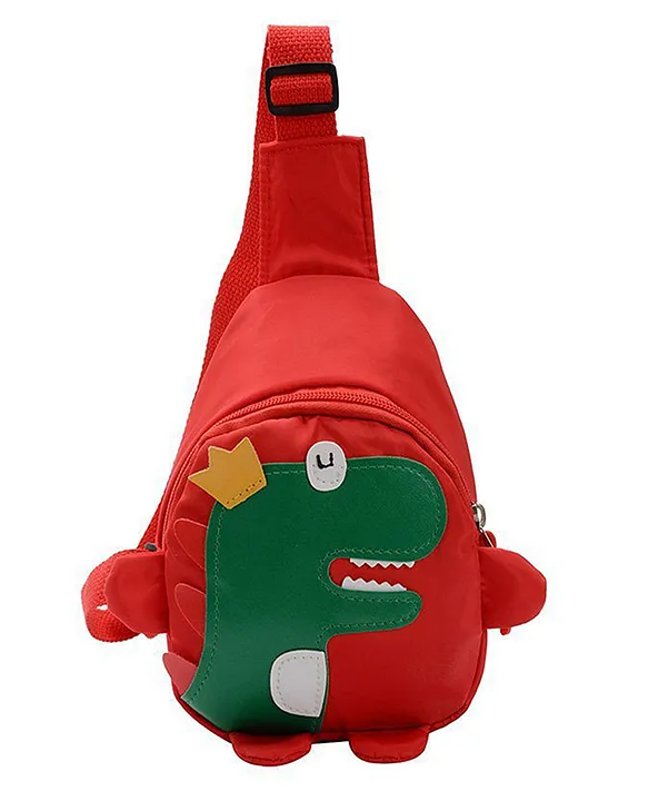 Bembika Shoulder Bag for Kids Small Bags for Girls & Boys Stylish Daypack Cross Body Sling Bag Red