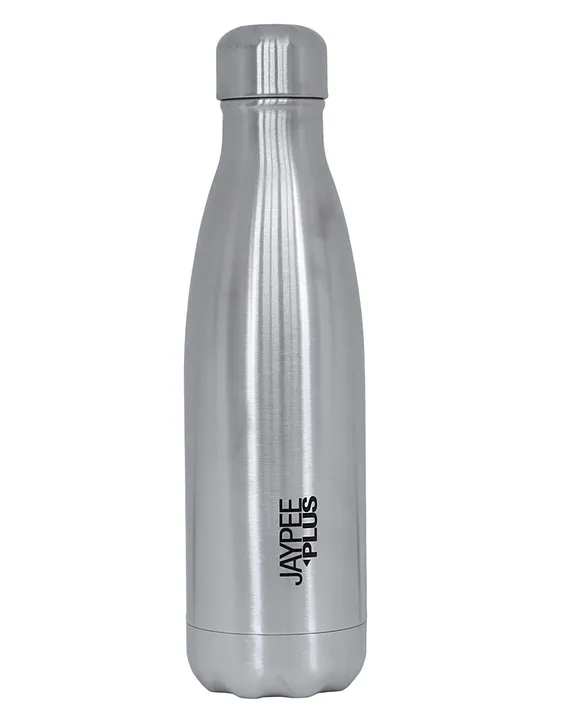 AlPha Vacuum Insulated Stainless Steel Hot & Cold Water BottleBIS Certified Rust & Leak Proof 1000ml Metallic
