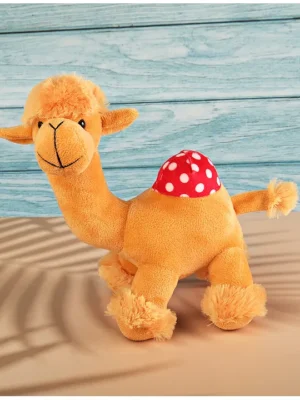 Dukiekooky Unisex Kids Cute & Adorable Brown Camel Soft/Plush Toy for Boys & Girls Height 23 cm