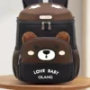 YAMAMA Bubu Bear Cute Luxury Bucket Backpack For Kids And Toddlers Warterproof Lightweight Spine Protection Backpack With Reflective Design For Kids Premium Design Bag For Kids Best For Pre School Kindergartens Picnic And Holidays Height 9 Inches