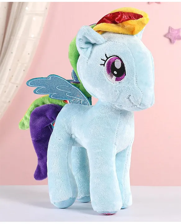 Rainbow Dash Plush Soft Toy Blue Height 25 cm