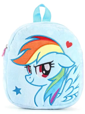 My Little Pony Rainbow Dash Plush Bag Blue Height 12 Inches