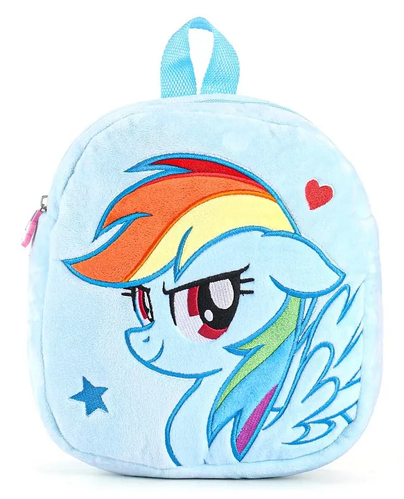My Little Pony Rainbow Dash Plush Bag Blue Height 12 Inches