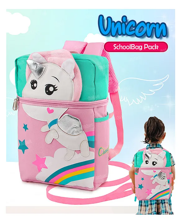 Fiddlerz School Bag For Kids Backpack Travel Backpacks For Boys Girls Preschool Nursery Waterproof Casual Picnic Bag 14 Inches
