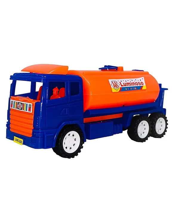 SANJARY Sanjary Heavy Duty 6 Wheels Oil Tanker Truck Toy for kids Color May Vary