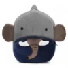 Frantic Premium Quality Soft design ND Blue Elephant Bag for Kids height 14 inches
