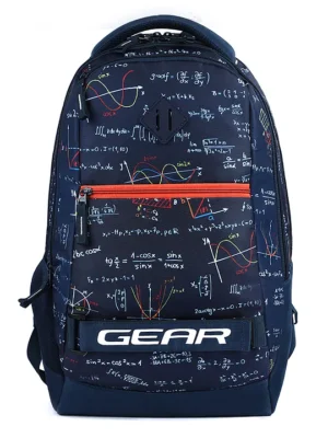 Gear Calculus Backpack with Raincover Teal Height 18 Inches