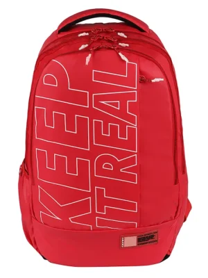 Gear Keep It Real School Backpack Red White 40l Height 18 Inches