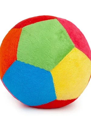 Soft Ball with Rattle Sound (Medium 15cm) Multicolor