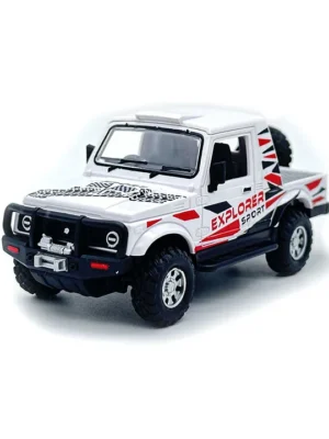 Centy Explorer Sport Car Pull Back Toy White