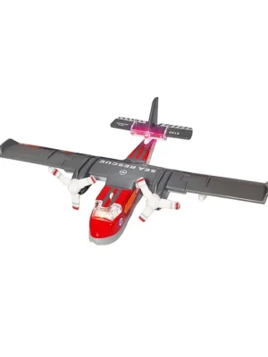 Bunie Sea Rescue Airplane Toy for Kids Red