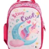 Marvel By Kuber Kuber Industries SchoolCollege Bag Unicorn Backpack for Boys and Girls 4 Compartment Travel Backpack Water Resistant Bookbag Bag for Daily Routine Kids School Bags Pink