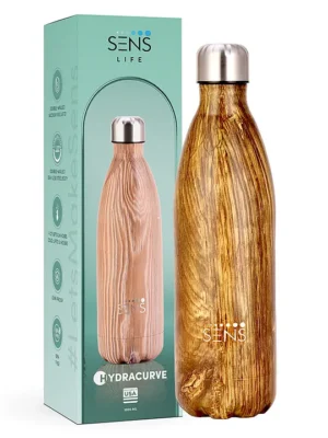 Hydra Curve Stainless Steel Water Bottle Caramel Elegance 1000 ml