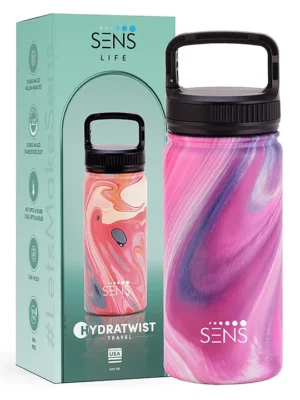 Hydra Twist Stainless Steel Travel Water Bottle Cosmic 500 ml